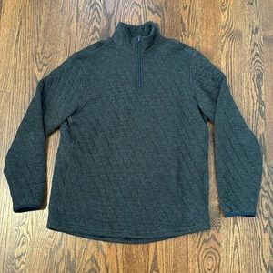 Quilted Half-Zip Pullover